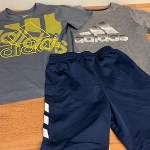 Adidas athletics 2 T’s & 1 short